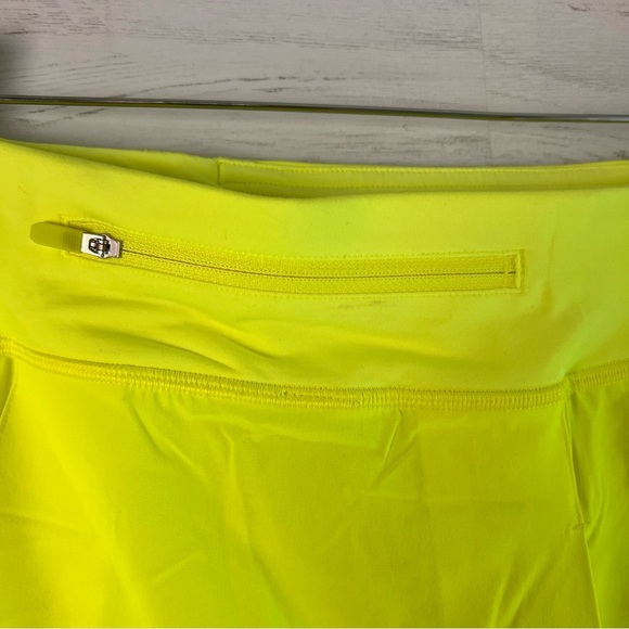NWT Lululemon Pace Rival Mid-Rise Skirt Highlight Yellow Sz 14 - SOLD OUT COLOR! - Picture 4 of 14